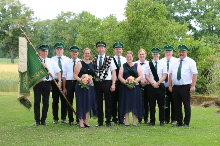 Schützenfest in Ledde: Der SV Ledde-Dorf feierte Schützenfest am Wochenende. Neuer König wurde Andre Landwehr.