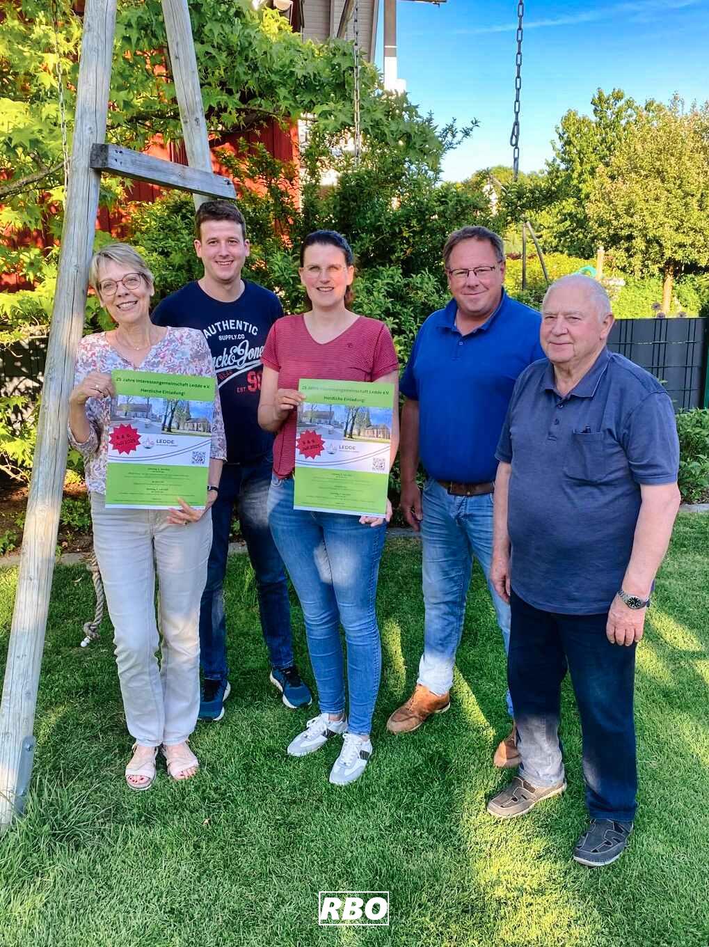 Interessengemeinschaft Ledde feiert 25-jähriges Jubiläum in Tecklenburg-Ledde mit großer Party