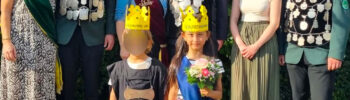 Das Familienzentrum Brochterbeck hat Schützenfest in Brochterbeck gefeiert und ein neues Kinder-Schützenkönigs-Paar wurde erworfen.