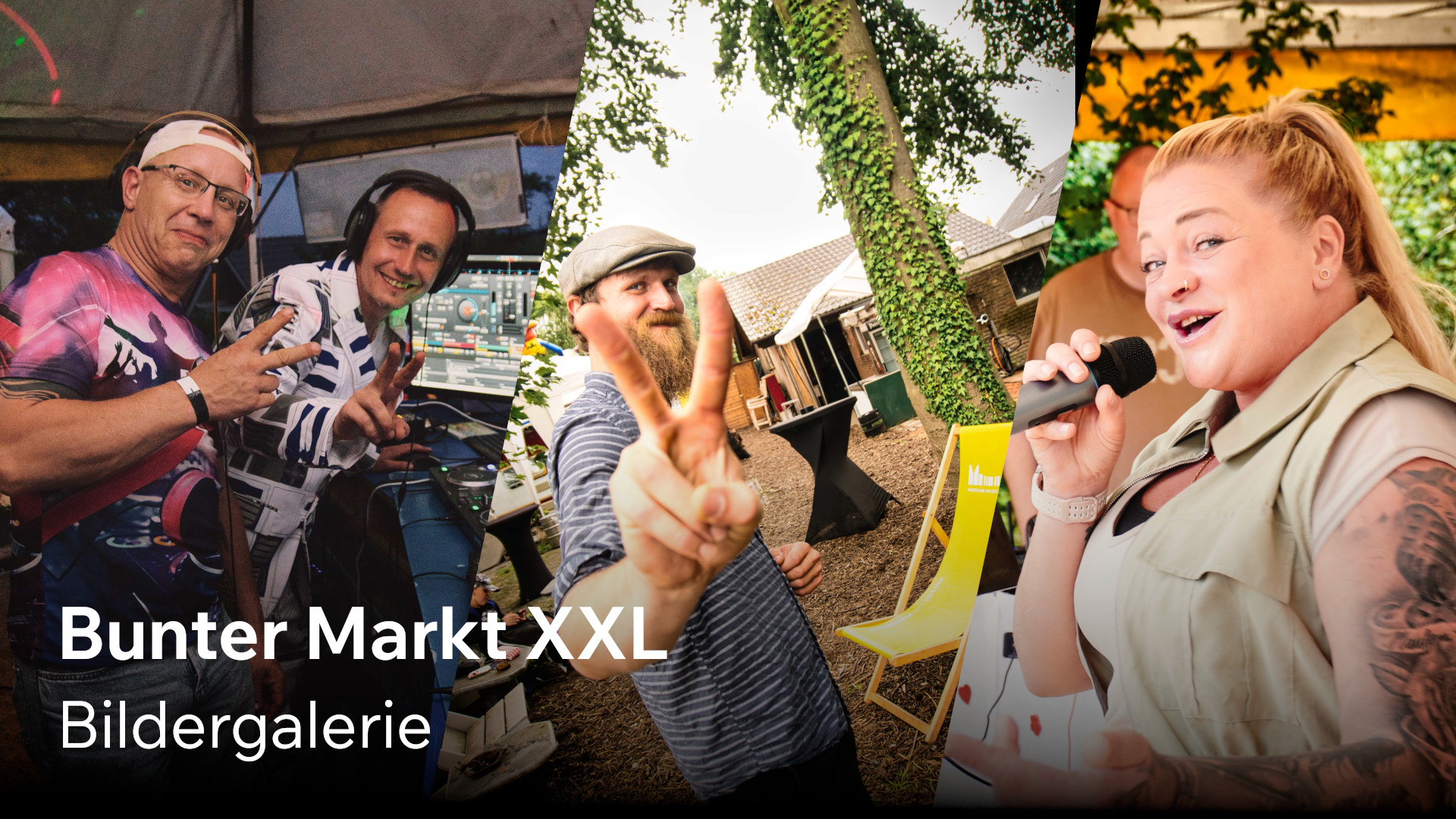 Bunter Markt in Brochterbeck: Festival-Stimmung mit Florian Fechner/FrecherFechner und Stevie_K, DJ