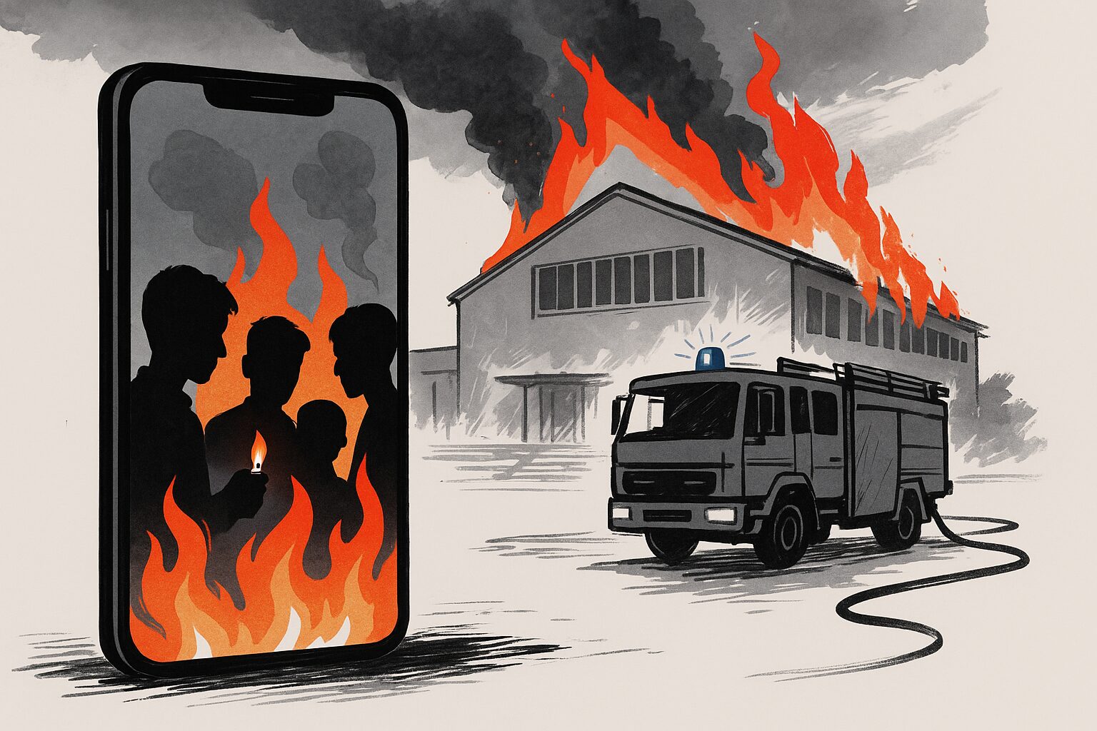 Brand in Rheine: Brandstiftung? Video aufgetaucht, Emslandgymnasium in Flammen in Rheine, Nordrhein-Westfalen, Turnhalle einer Schule brennt im Kreis Steinfurt