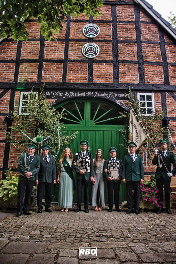 Schützenfest Brochterbeck, Scheibenhängen Tobias Greiwe Schützenverein Lienen-Niederdorf
