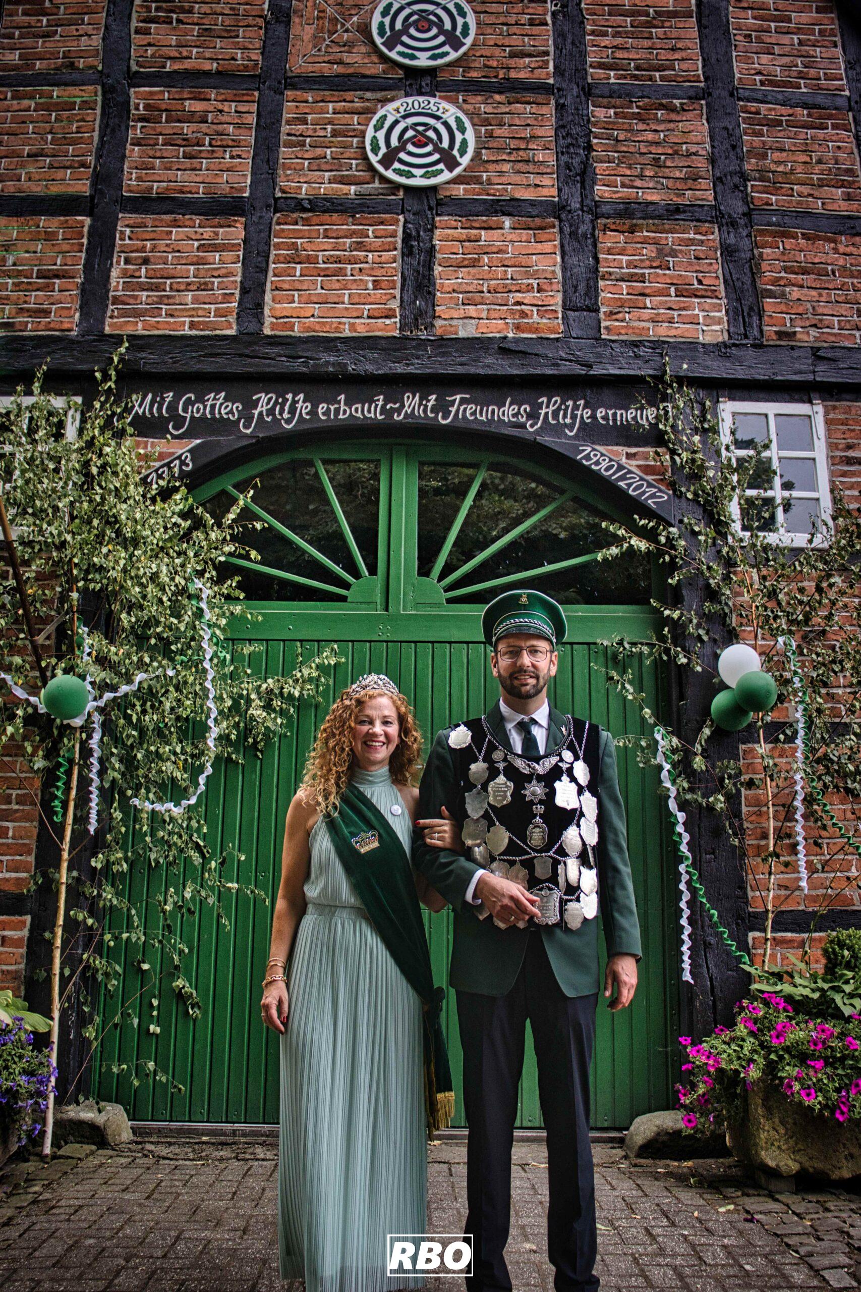 Schützenfest Brochterbeck, Scheibenhängen Tobias Greiwe Schützenverein Lienen-Niederdorf