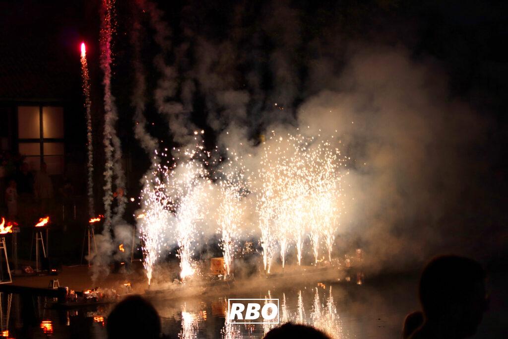 Kirmes in Brochterbeck, Feuershow in Brochterbeck RBO Aktuell