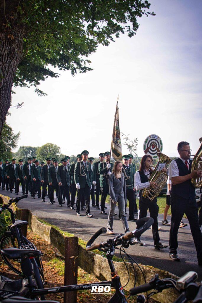 Schützenfest Brochterbeck, Scheibenhängen Tobias Greiwe Schützenverein Lienen-Niederdorf