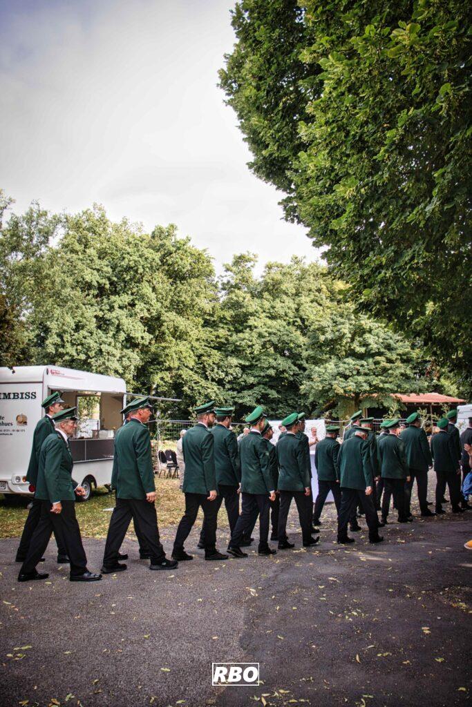 Schützenfest Brochterbeck, Scheibenhängen Tobias Greiwe Schützenverein Lienen-Niederdorf