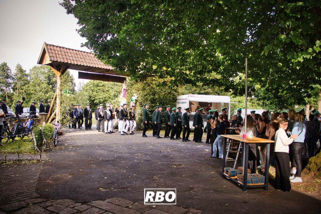 Schützenfest Brochterbeck, Scheibenhängen Tobias Greiwe Schützenverein Lienen-Niederdorf