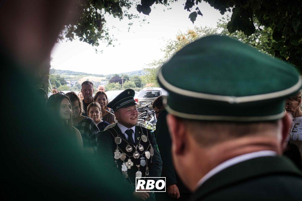 Schützenfest Brochterbeck, Scheibenhängen Tobias Greiwe Schützenverein Lienen-Niederdorf