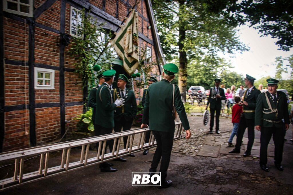 Schützenfest Brochterbeck, Scheibenhängen Tobias Greiwe Schützenverein Lienen-Niederdorf