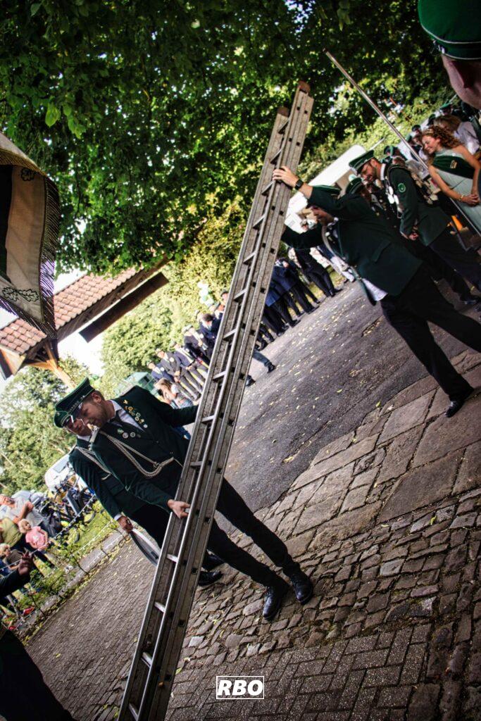 Schützenfest Brochterbeck, Scheibenhängen Tobias Greiwe Schützenverein Lienen-Niederdorf