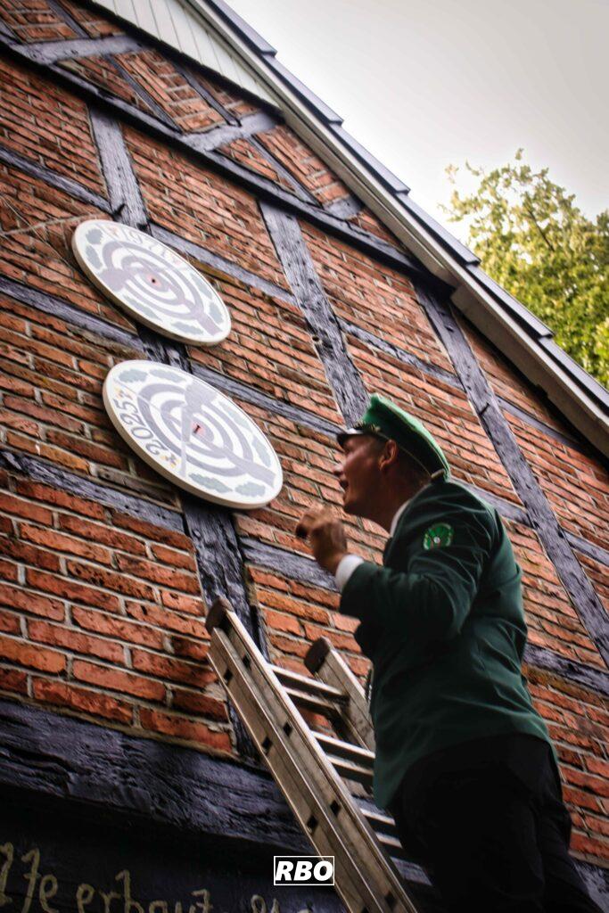 Schützenfest Brochterbeck, Scheibenhängen Tobias Greiwe Schützenverein Lienen-Niederdorf