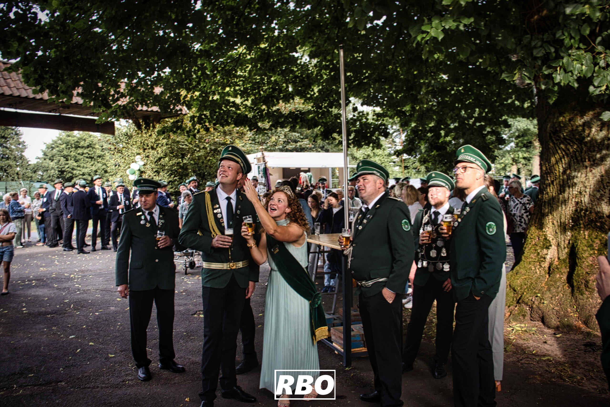 Schützenfest Brochterbeck, Scheibenhängen Tobias Greiwe Schützenverein Lienen-Niederdorf