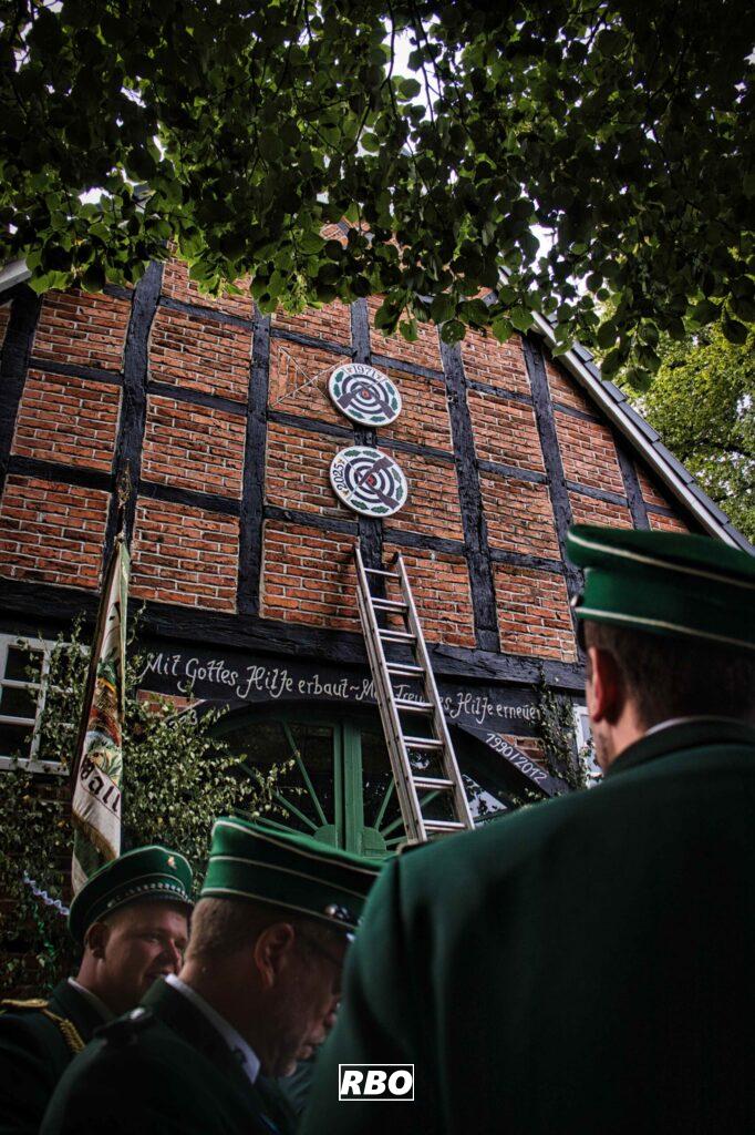 Schützenfest Brochterbeck, Scheibenhängen Tobias Greiwe Schützenverein Lienen-Niederdorf