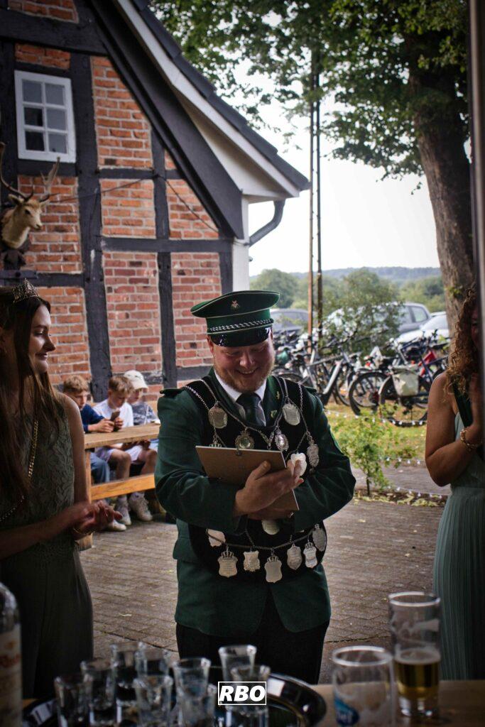 Schützenfest Brochterbeck, Scheibenhängen Tobias Greiwe Schützenverein Lienen-Niederdorf