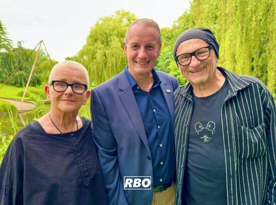 Titus Dittmann traf in Tecklenburg Tecklenburgs Bürgermeister Stefan Streit. Gibt es bald eine Skate-Anlage in Tecklenburg oder den Ortsteilen? Das weiß RBO Aktuell