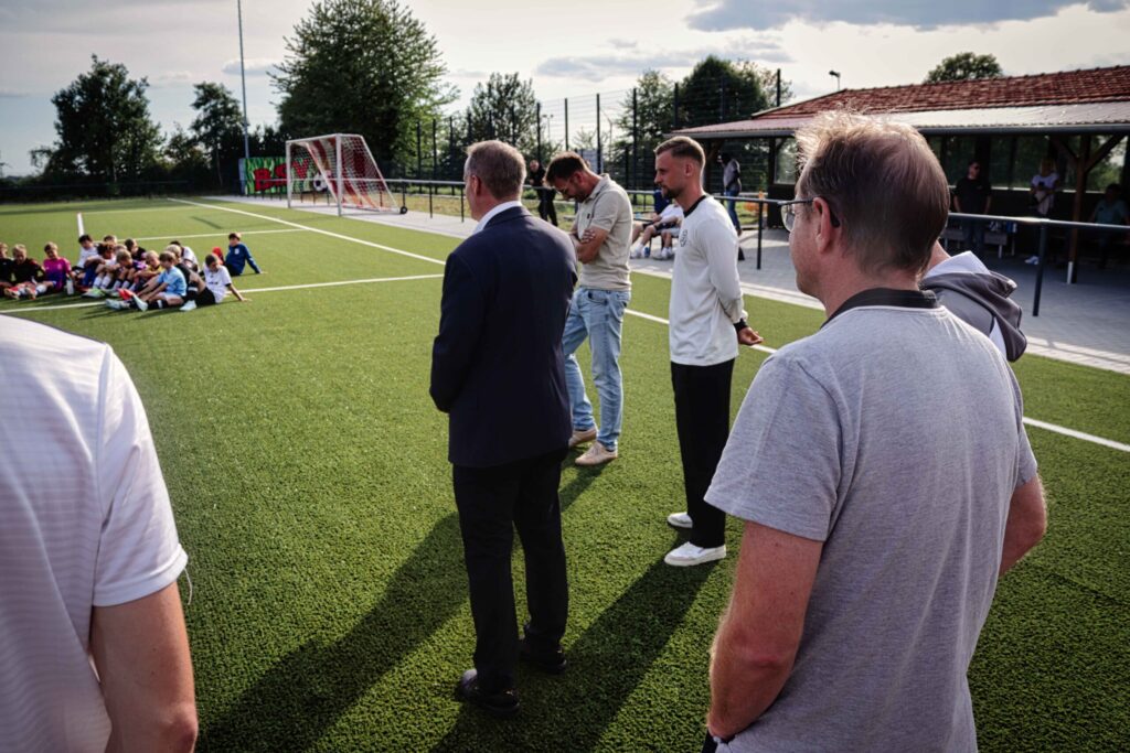 BSV Brochterbeck: DFB-Stützpunkt eingeweiht, Stefan Streit Bürgermeister Festspielstadt Tecklenburg