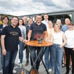 Matthias Völker, CDU Tecklenburg Bürgermeisterkandiat zur Kommunalwahl 2025 in Tecklenburg bei Sommerfest der CDU Tecklenburg in Brochterbeck mit CDU-Politikern