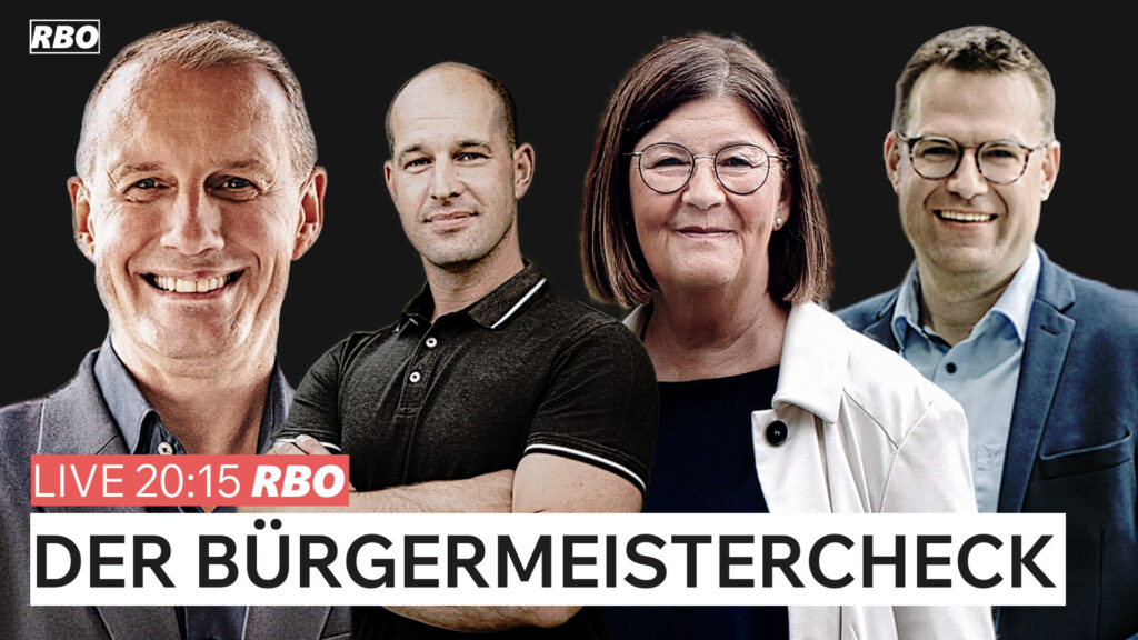 Bürgermeisterwahl in Tecklenburg: Der Kandidatencheck am 6.9. live: Stefan Streit, Pascal Lapatke, Dörthe Wittrock und Matthias Völker sind die Kandidaten.