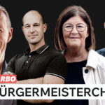 Bürgermeisterwahl in Tecklenburg: Der Kandidatencheck am 6.9. live: Stefan Streit, Pascal Lapatke, Dörthe Wittrock und Matthias Völker sind die Kandidaten.