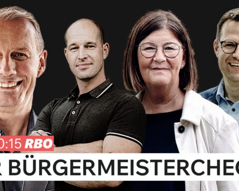 Bürgermeisterwahl in Tecklenburg: Der Kandidatencheck am 6.9. live: Stefan Streit, Pascal Lapatke, Dörthe Wittrock und Matthias Völker sind die Kandidaten.