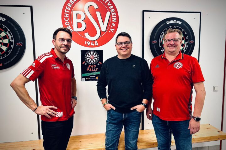 BroPally in Brochterbeck: Dartsturnier vom BSV Brochterbeck: Bastian Masche und Maik Helmig vom BSV sind die Organisatoren, Alle Infos zum Event