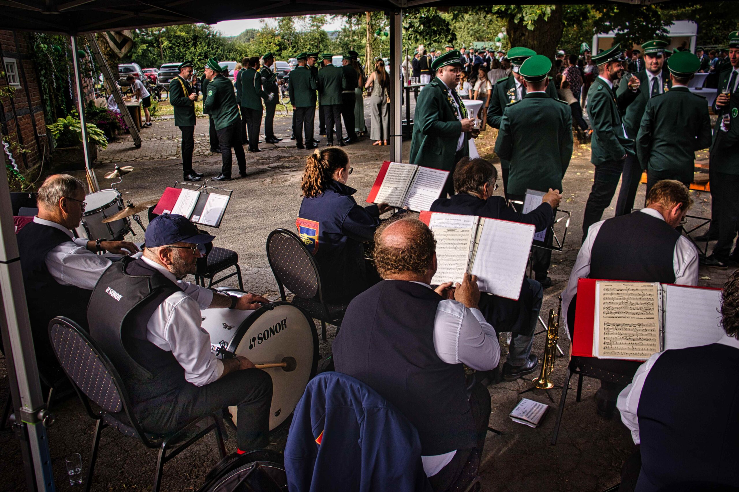 Musikverein Die Bocketaler aus Tecklenburg-Brochterbeck gibt einige Konzerte in nächster Zeit, Vorsitzender Klaus Brüggenolte spricht von "offener Probe"