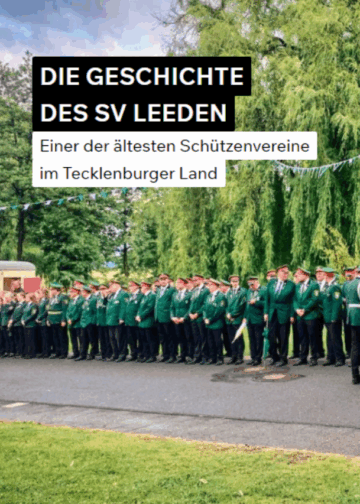 Schützenverein Leeden - die Geschichte von einem der ältesten Schützenvereine im Tecklenburger Land - RBO Coverbild Story