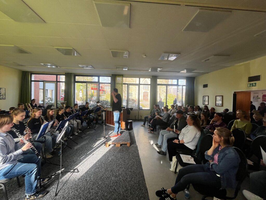 Frühjahrsschau in Brochterbeck Musikverein Bocketaler hier war viel los