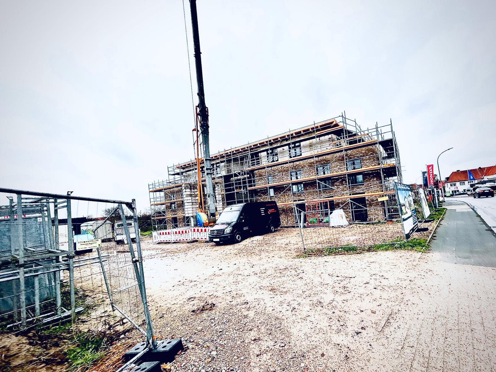 Brochterbecks neues Wohnhaus: Aktueller Stand an der Wechter Straße