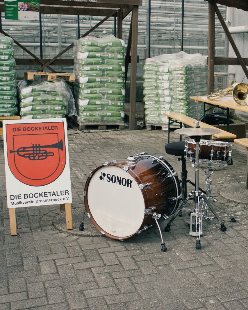 Frühjahrsschau Brochterbeck: Bei dem Bocketalern einfach mal blasen