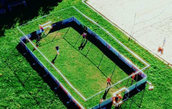 Brochterbeck: Soccerfeld im Activity-Park wird häufig genutzt