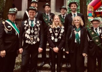 Schützenfest in Tecklenburg: Sandro Schöpker regiert Bürgerschützenverein Tecklenburg