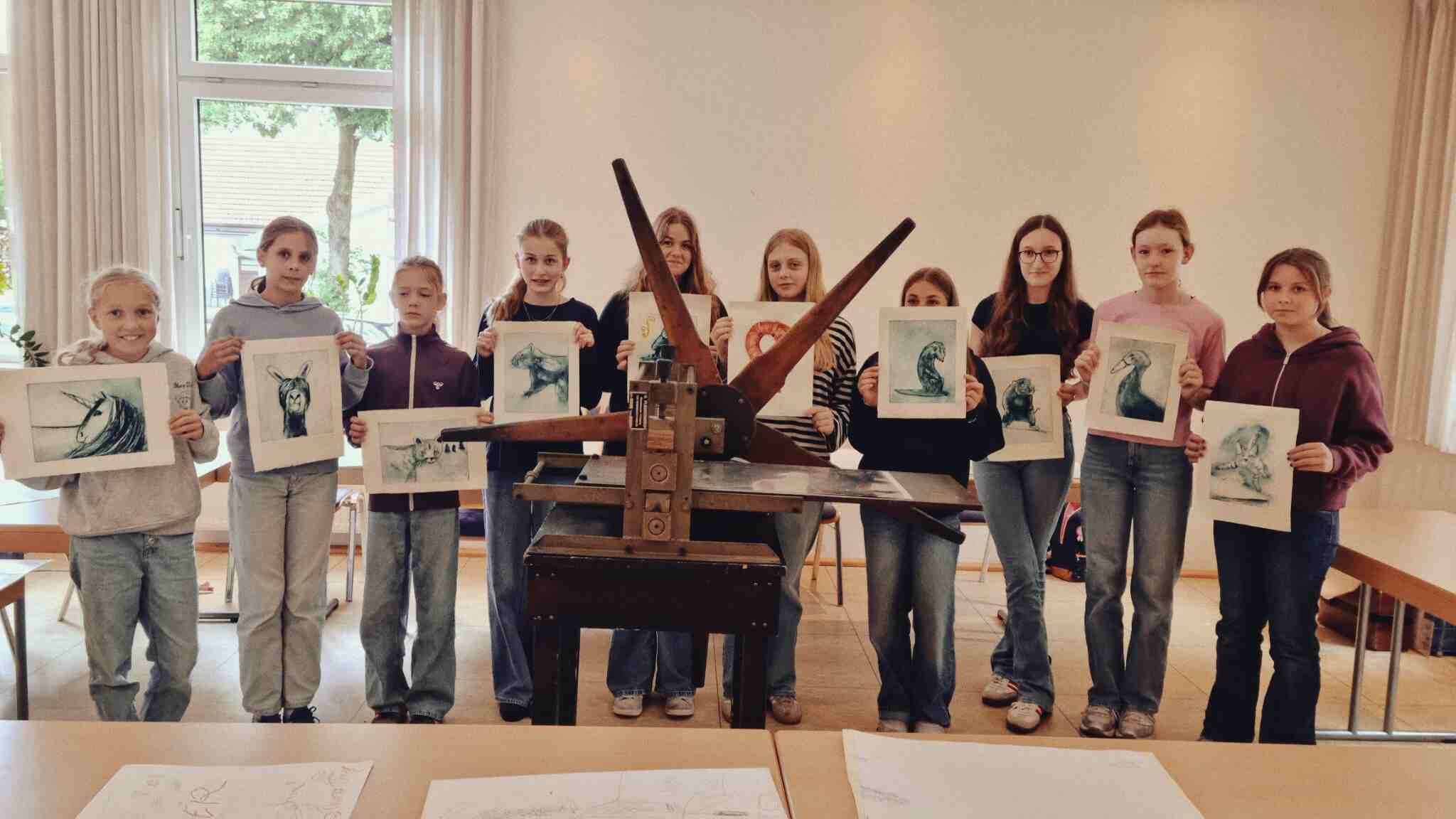 Brochterbeck: Workshop in Gemeindehaus - Kinder werden Künstler