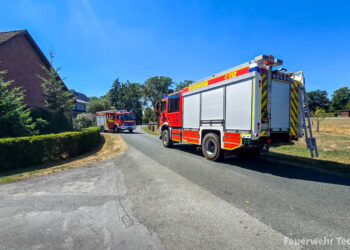 Feuerwehr Brochterbeck zu Brand alarmiert – PV-Modul war durchgebrannt