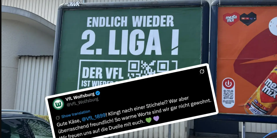 Wie der VfL Osnabrück die Konkurrenz mit frechen Plakaten vorführt